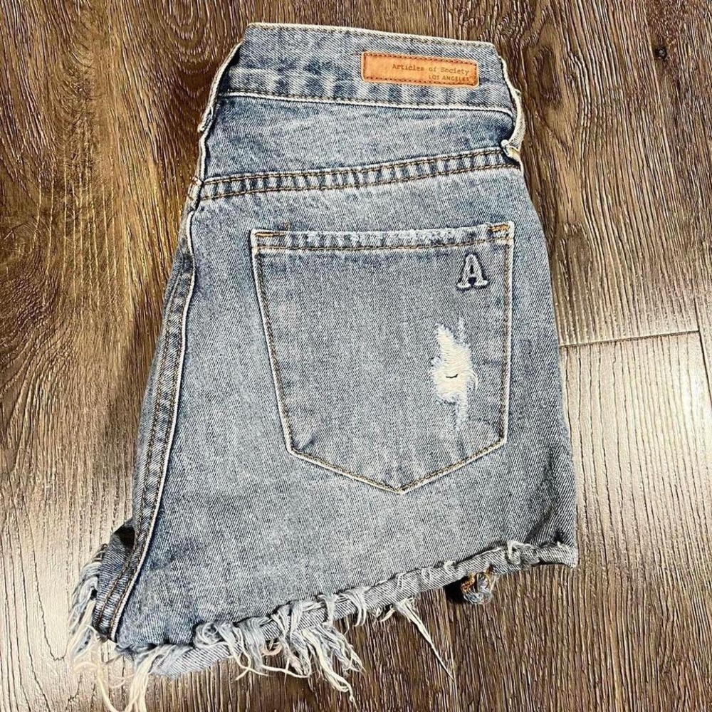 Articles‎ of Society Distressed Denim Shorts Size 25 XS Summer Jean Shorts